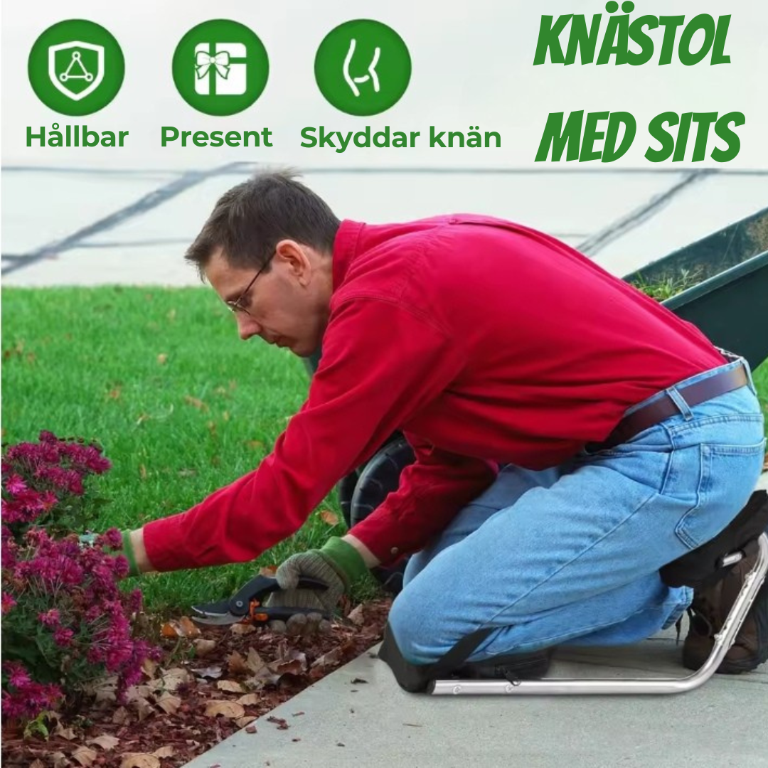 KneeEase - Knästöd och sittplats 2 i 1