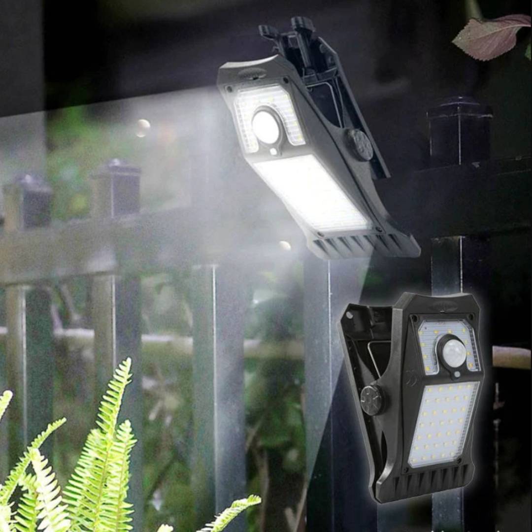 LightMate 3 i 1 - Rörelsesensor, Solcellsladdning, Kombifäste.